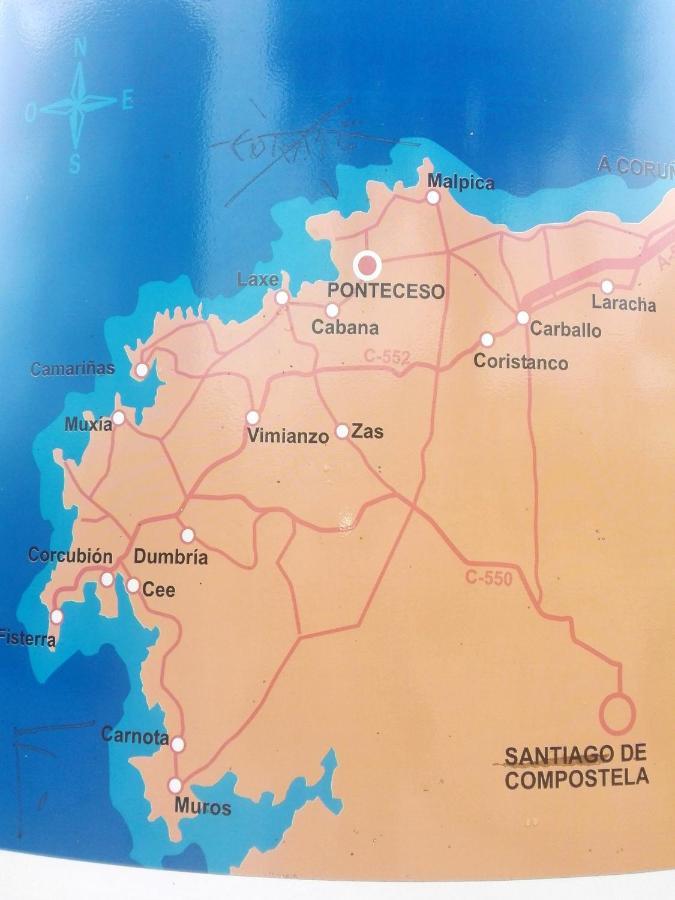 Terra Do Mar Atico Nuevo En Costa Da Morte, Camino De Los Faros Ponteceso ภายนอก รูปภาพ